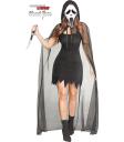 Fantasia de Ghostface Negro para Adultos - 30º Aniversário