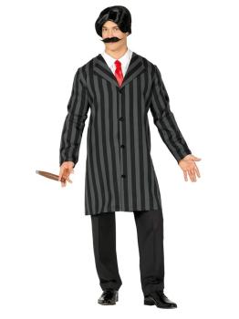 Fato da família Gomez Padre Addams tamanho adulto