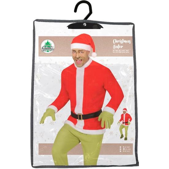 Fantasia de Grinch para adultos no Natal