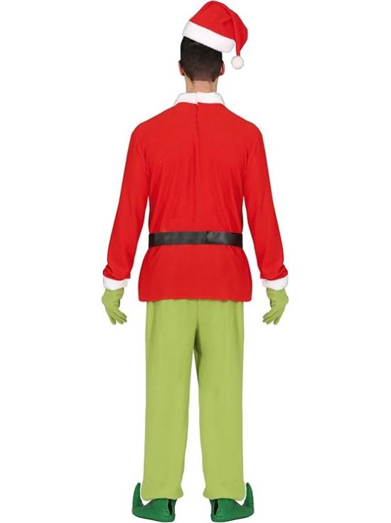 Fantasia de Grinch para adultos no Natal