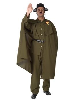 Fato de Guarda Civil com Capa para adulto