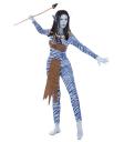 Fantasia de guerreiro da selva de avatar adulto