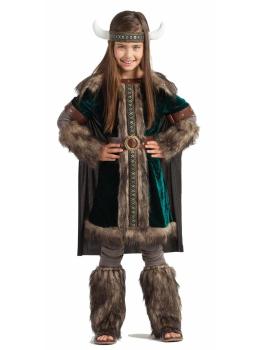 Fantasia de Guerreira Viking para Meninas