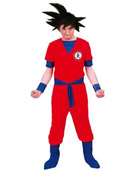 Fantasia de Goku para Homens – Roupa de Carnaval de Dragon Ball para Adultos