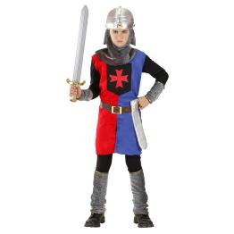 Fato de guerreiro medieval de Castela para criança