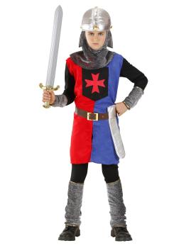 Fato de guerreiro medieval de Castela para criança