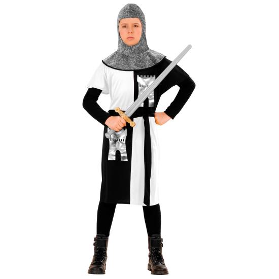 Fato de guerreiro medieval para criança branco Fato de guerreiro medieval para criança branco