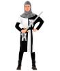 Fato de guerreiro medieval para criança branco