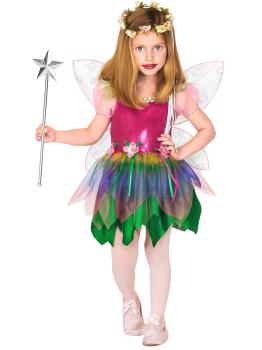 Fato de fada das flores para menina