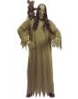 Fantasia de terror de bruxa de Halloween tamanho único adulto