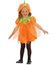 Fantasia infantil de abóbora para Halloween