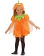 Fantasia infantil de abóbora para Halloween
