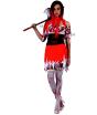 Fantasia de Halloween com capuz sangrento