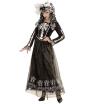 Fantasia de Halloween de senhora esqueleto. adulto