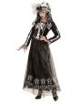 Fantasia de Halloween de senhora esqueleto. adulto