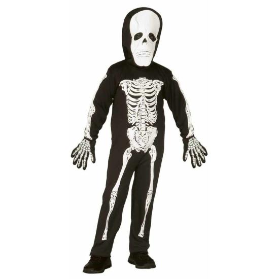 Fato de esqueleto de Halloween para criança t