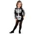 Fato de esqueleto de Halloween para menina