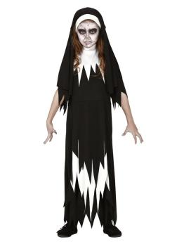 Fantasia de freira de Halloween