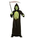 Fato de Halloween da Morte Fluorescente para criança