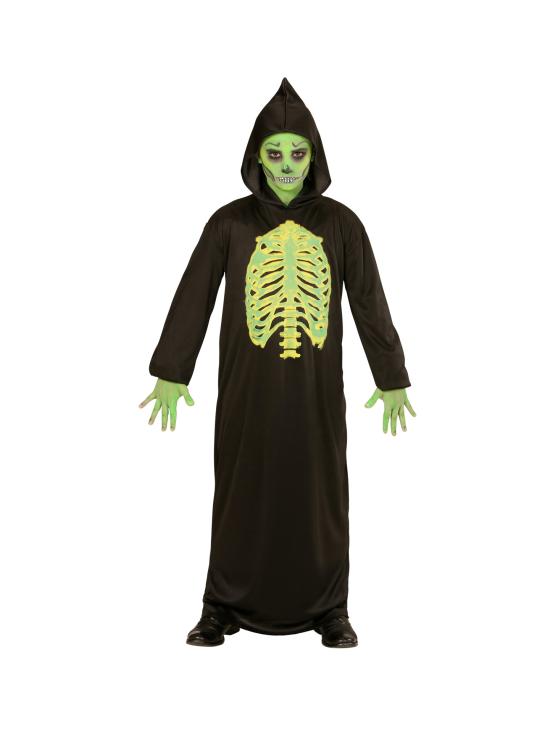 Fato de Halloween da Morte Fluorescente para criança