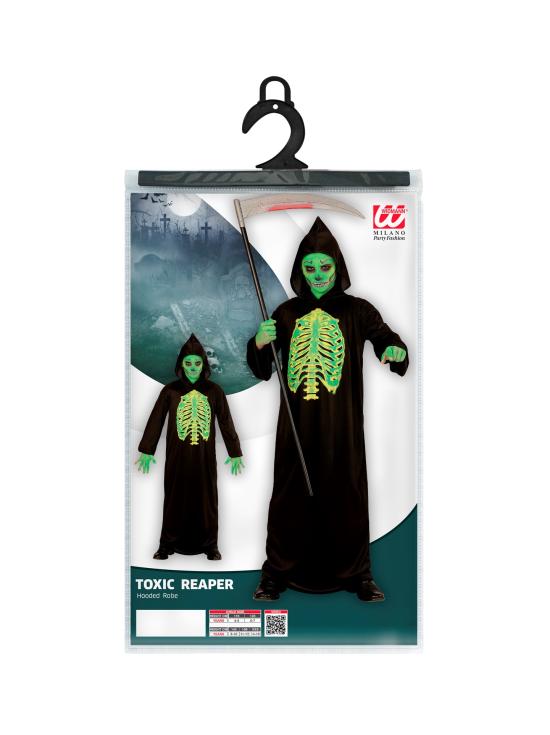 Fato de Halloween da Morte Fluorescente para criança