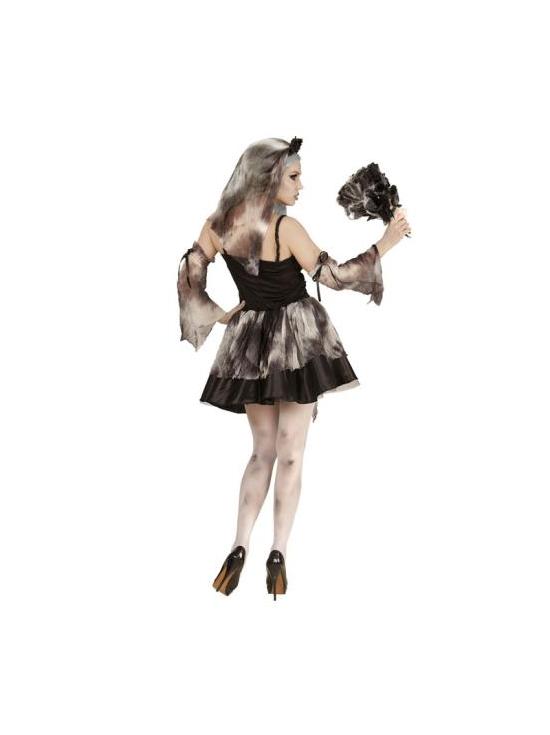Traje adulto sexy de noiva da morte