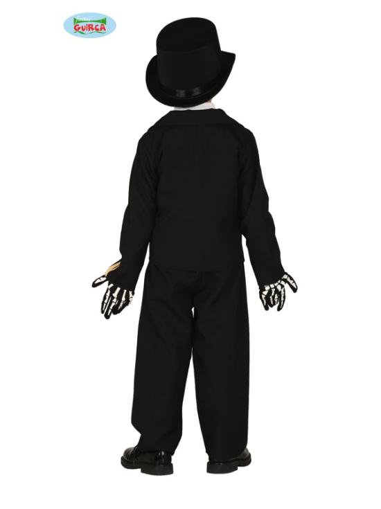 Fato de Halloween de Sr. Esqueleto para criança