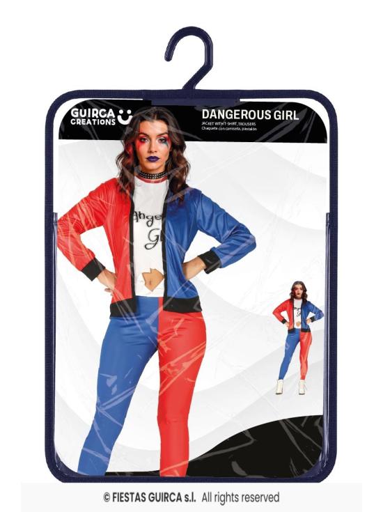 Fato económico de Harley Qui para menina
