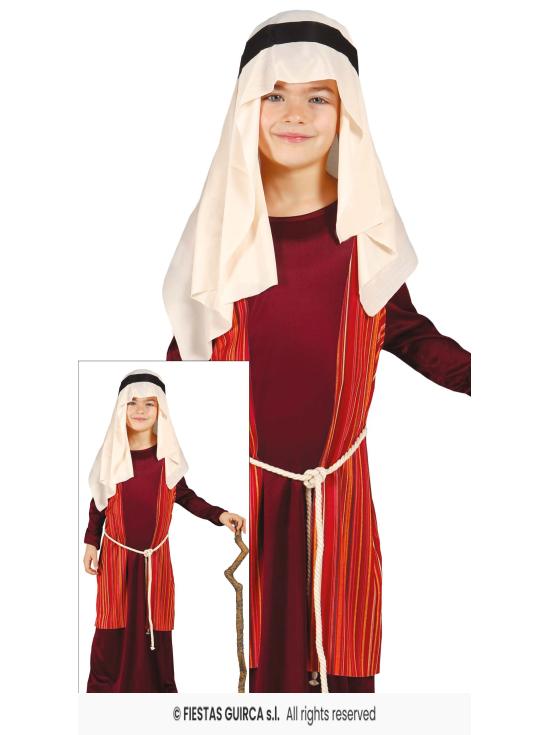 Fantasia Hebraica de Pastor Vermelho Infantil