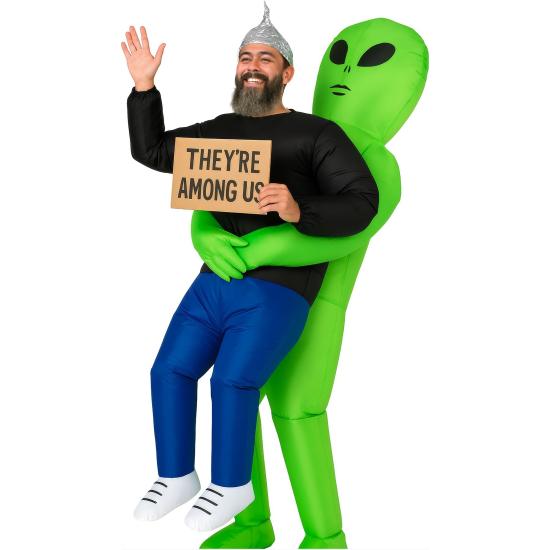 Traje inflável de abdutor alienígena – Traje com ventilador