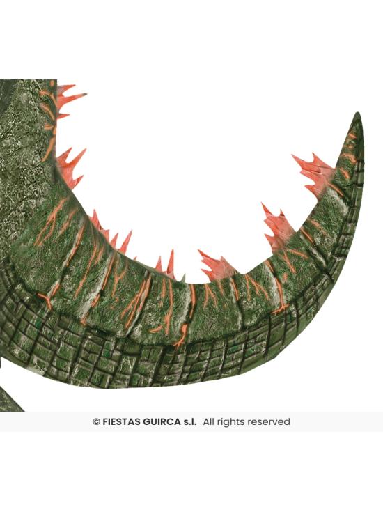 Fantasia inflável de dinossauro mutante Godzilla adulto