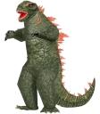 Fantasia inflável de dinossauro mutante Godzilla adulto