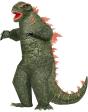 Fantasia inflável de dinossauro mutante Godzilla adulto