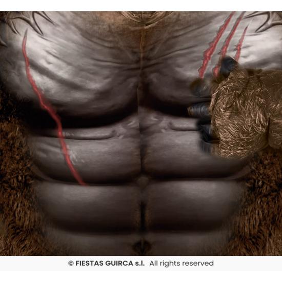 Fantasia inflável de gorila King Kong para adulto