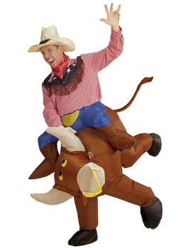 Traje inflável Bull Bravo tamanho único para todos os adultos