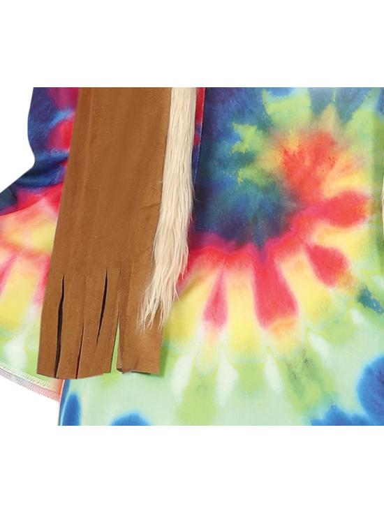 Fantasia Hippie Grafite para Mulheres