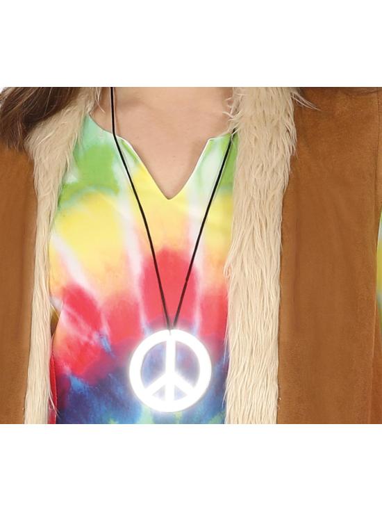 Fantasia Hippie Grafite para Mulheres