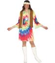 Fantasia Hippie Grafite para Mulheres