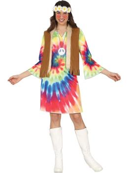 Fantasia Hippie Grafite para Mulheres