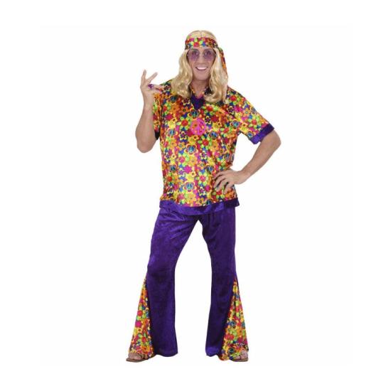 Fato de Hippie Viva la LIda para adulto