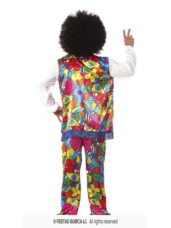 Fato de hippie Colgao Peta Feta para adulto