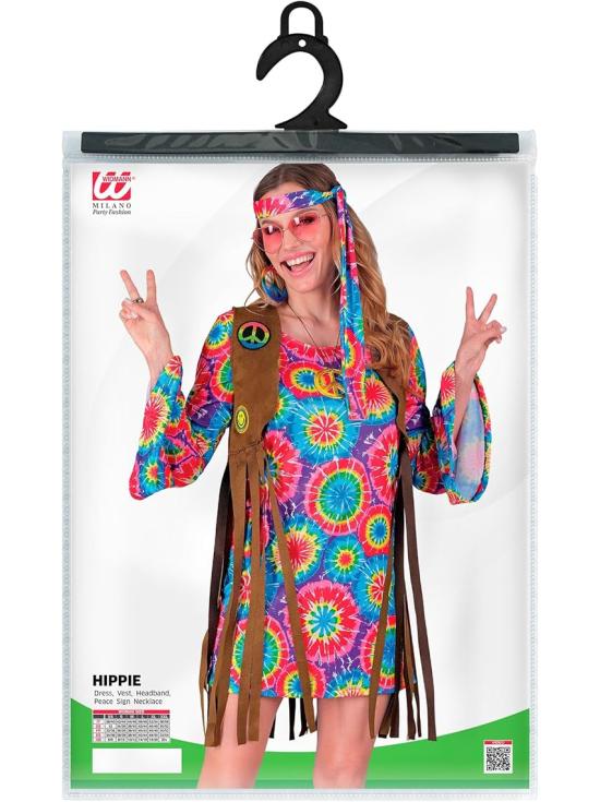 Fantasia hippie divertida para mulheres