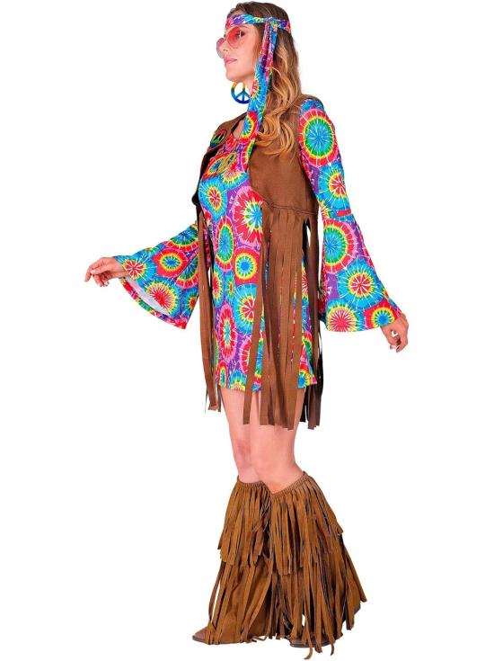 Fantasia hippie divertida para mulheres