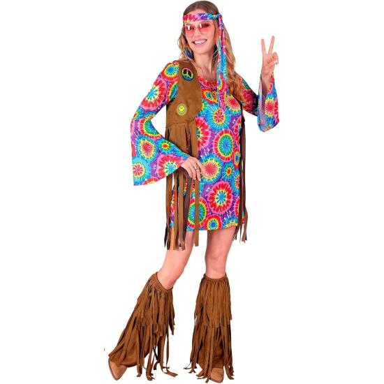 Fantasia hippie divertida para mulheres