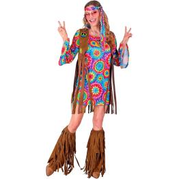 Fantasia hippie divertida para mulheres
