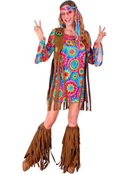 Fantasia hippie divertida para mulheres