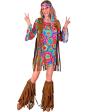 Fantasia hippie divertida para mulheres