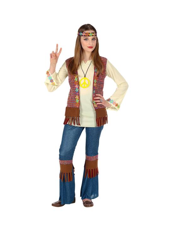 Fato de Hippie Paz e Amor para menina