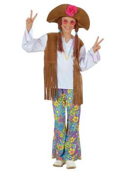 Fato de Hippie Paz e Amor para menina