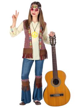 Fato de Hippie Paz e Amor para menina